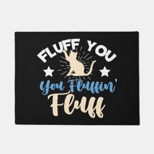 fluff cats doormat
