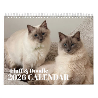Fluff & Doodle 2026 Calendar