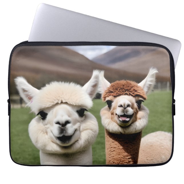 Fluff & Friendship Laptop Sleeve (Front)