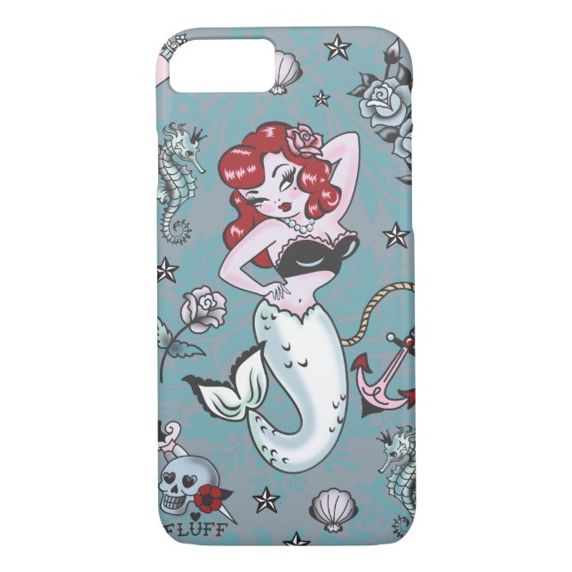 Fluff Molly Mermaid iPhone 7 case (Back)