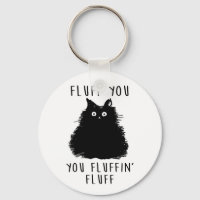 Fluff You Black Cat Drawing