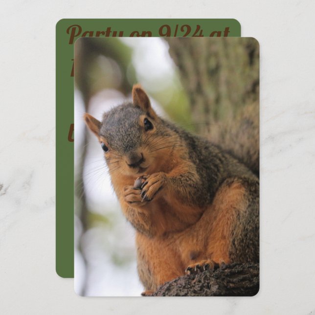 Fluffkin Invitation (Front/Back)