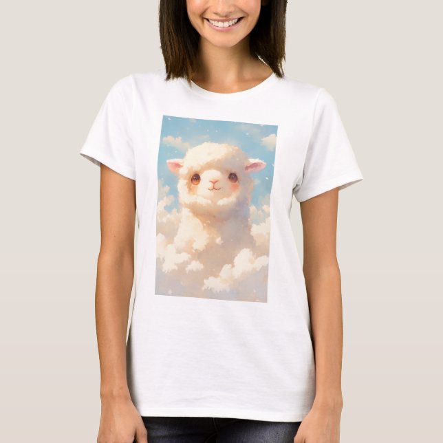 Fluffy Alpaca Dreams T-Shirt (Front)