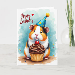 Fluffy Animal Celebration Card
