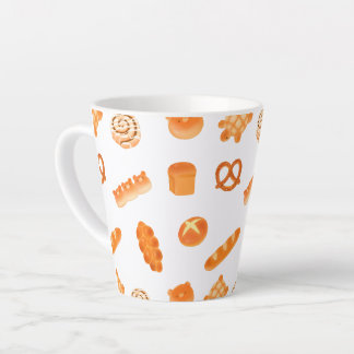 Fluffy Bakery Bread Variety Japanese Style Snack Latte Mug