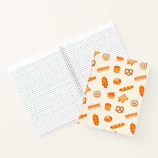 Fluffy Bakery Bread Variety Japanese Style Snack Notebook