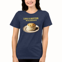 Fluffy Biscuit on a Plate, Life's Butter Biscuits