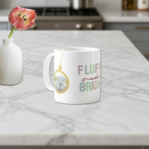 Fluffy & Bright Pet Photos Christmas Coffee Mug