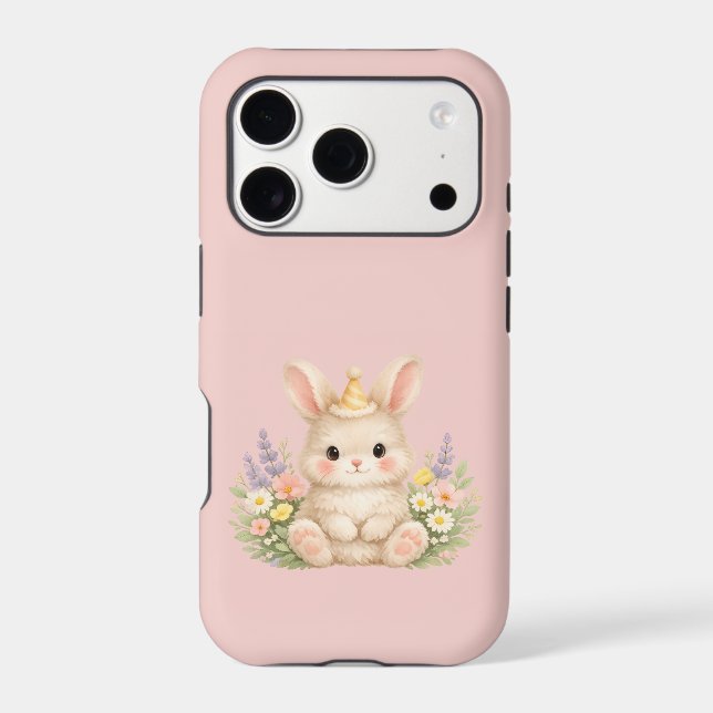 Fluffy Bunny Wildflower Design for Charming Garden (Back)