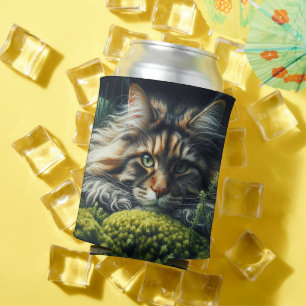 Fluffy Cat Can Cooler
