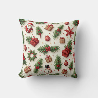 fluffy christmas pillow cushion