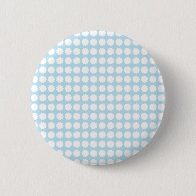 FLUFFY CLOUD BUTTON SKYBLUE (Front)