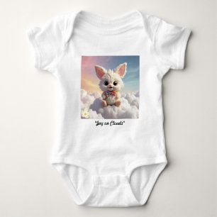 Fluffy Cloud Hopper Baby Bodysuit