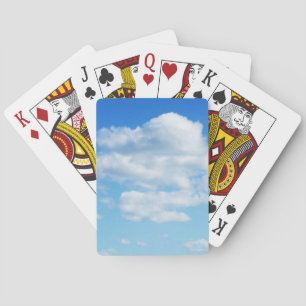 Fluffy Clouds and Blue Sky Playing Cards