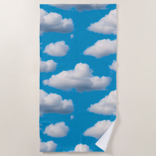 Fluffy Clouds Beach Towel