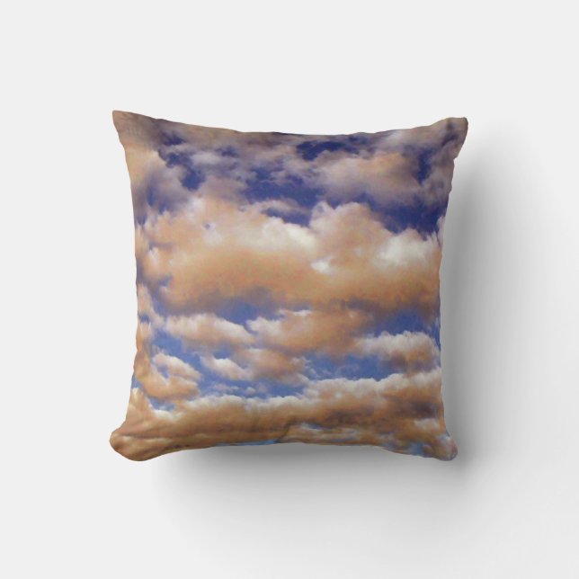 Fluffy Clouds by Alexandra Cook Cushion (Front)