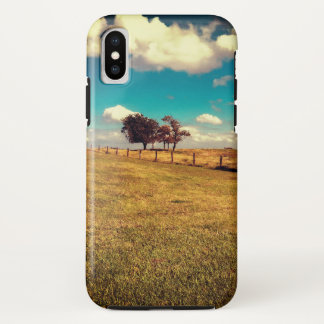 Fluffy Clouds in a Blue Sky on a Kansas Farm Case-Mate iPhone Case