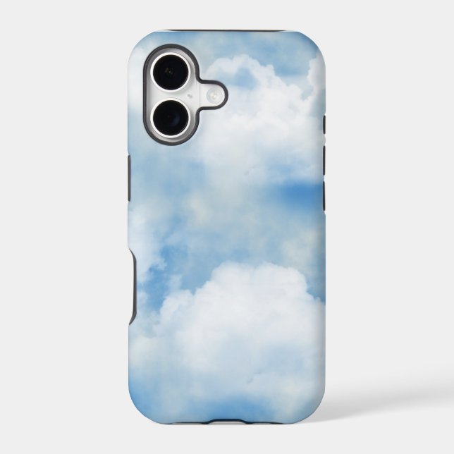 Fluffy Clouds iPhone 5 Barely There Case (Back)
