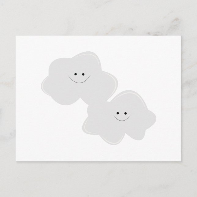 Fluffy Clouds Postcard (Front)