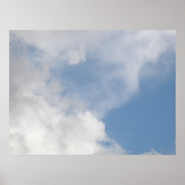 Fluffy Clouds Print (Front)
