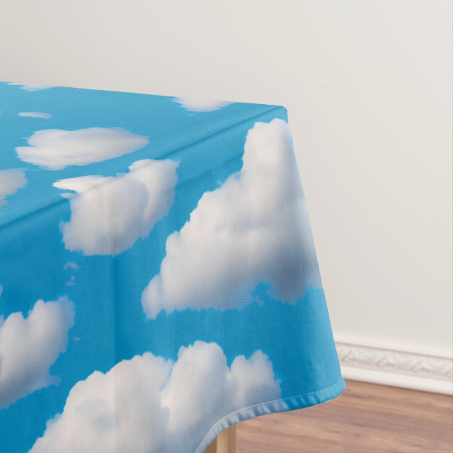 Fluffy Clouds Tablecloth (In Situ)