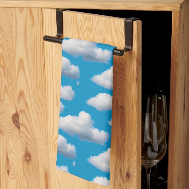 Fluffy Clouds Tea Towel (Thirds Fold)