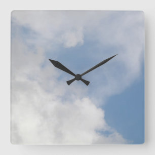Fluffy Clouds Wall Clock