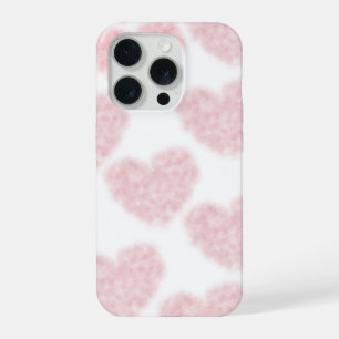 Fluffy Cotton Heart iPhone 15 Pro Case