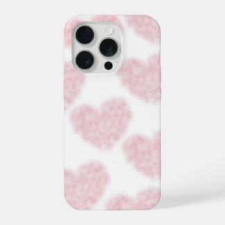 Fluffy Cotton Heart iPhone 15 Pro Case