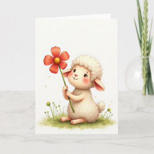Fluffy Creature Birthday Card