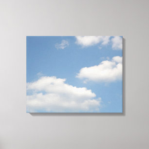 Fluffy Cumulus Clouds Canvas Print