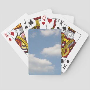 Fluffy Cumulus Clouds Playing Cards