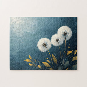 Fluffy Dandelions Painting Jigsaw Puzzle