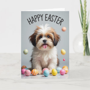 Fluffy Friend Easter Card