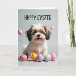 Fluffy Friend Easter Pattern Card