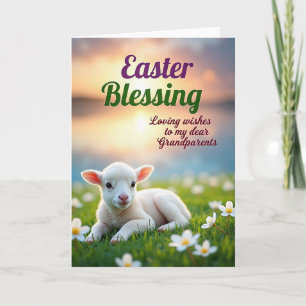 Fluffy Friend Easter Wishes Card