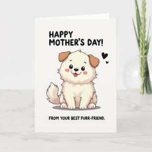 Fluffy Friend Greeting Card