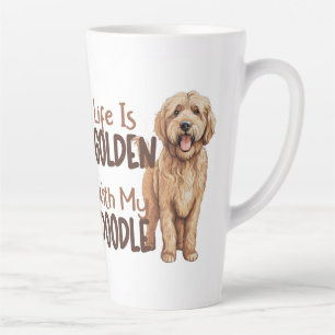 Fluffy Goldendoodle Latte Mug