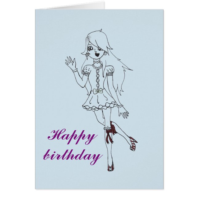 Fluffy greeting cards. (Front)