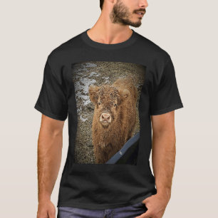 Fluffy Highland cow T-Shirt
