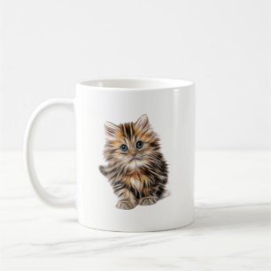 Fluffy Kitten Coffee Mug