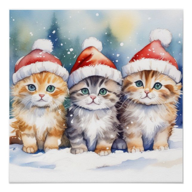 Fluffy Kittens Poster (Front)