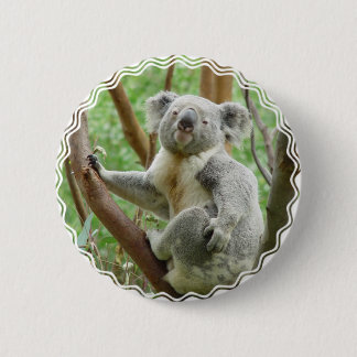 Fluffy Koala  Button