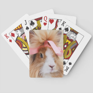 Fluffy Lionhead Bunny Rabbit Playing Cards