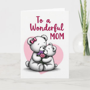 Fluffy Mothers Day Love Card