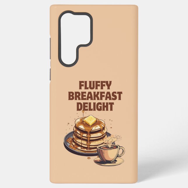 Fluffy Pancake Breakfast Delight Samsung Galaxy S22 Ultra Case (Back)