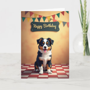 Fluffy Puppy Celebration Card