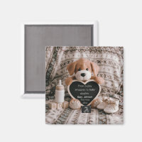 Fluffy Puppy dog lovers pregnancy announcement