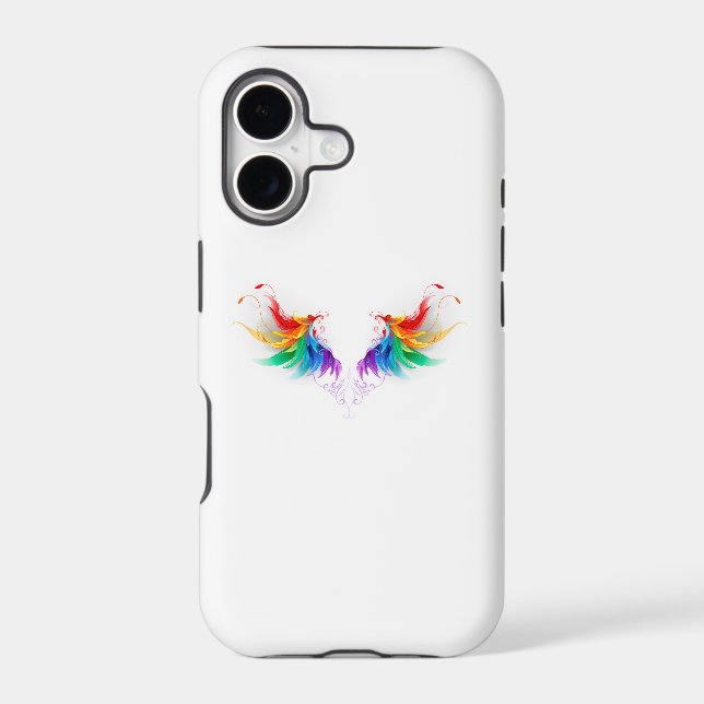 Fluffy Rainbow Wings (Back)