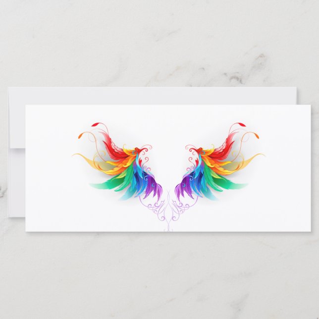 Fluffy Rainbow Wings (Front)